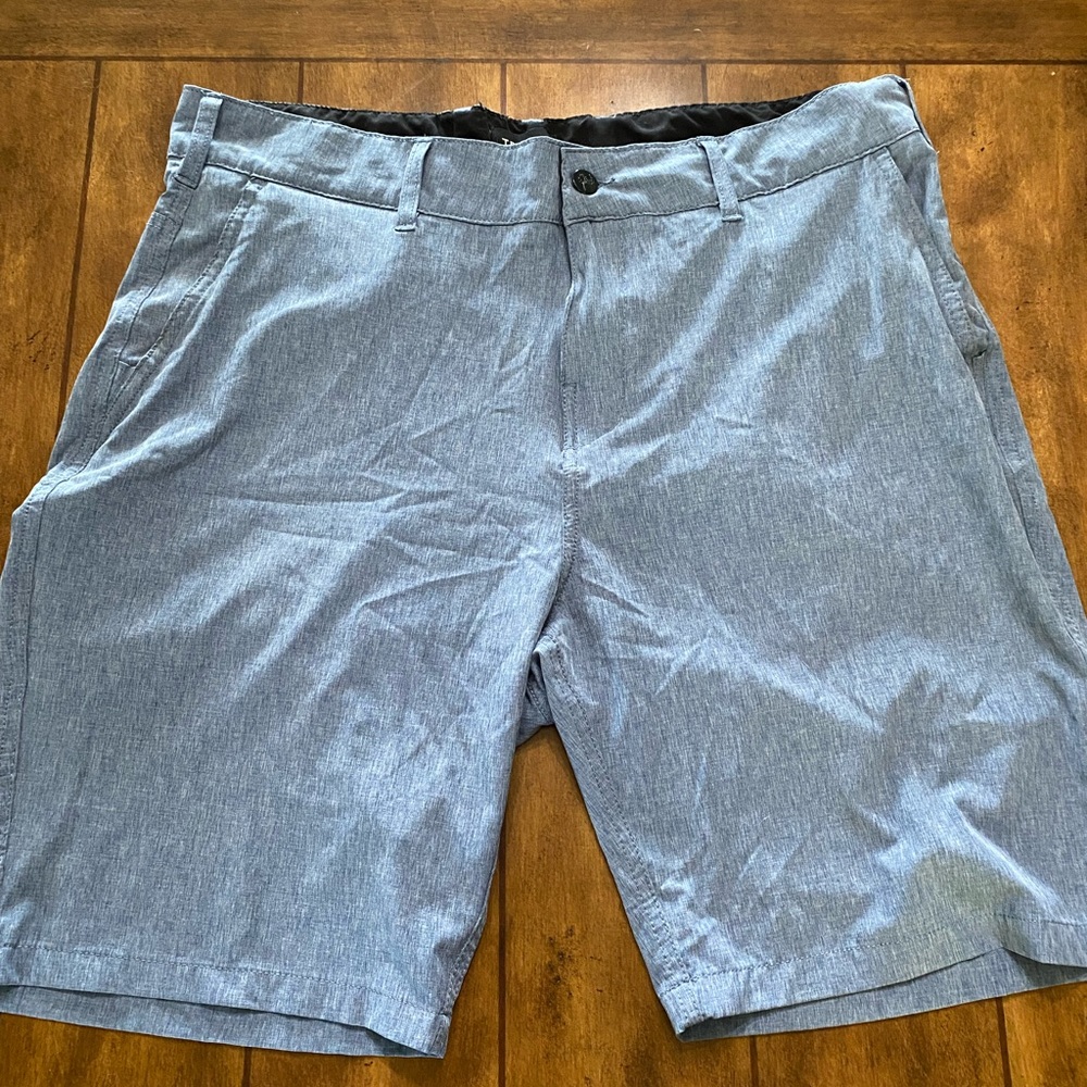 Like New Mens Trunks Amphibian Multi Functional Quick Dry Blue Shorts Size 36